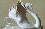 Objekt weisser Schwan, Foto von Holger Kr&uuml;th